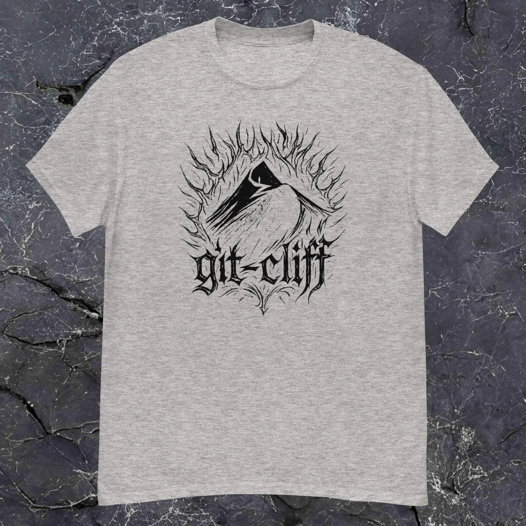 git-cliff t-shirt sport grey